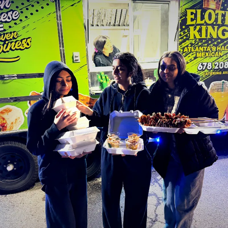 Squad enjoying bull ride night