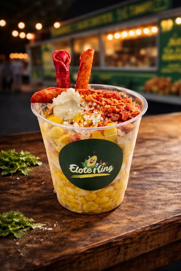 Esquite — Mexican street corn in a cup