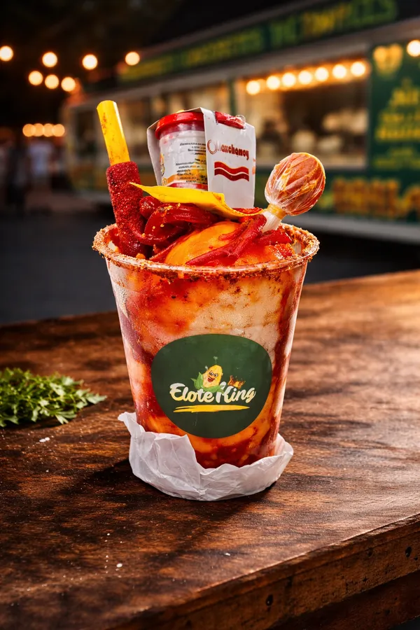 Mangonada King — large mango with Mexican candy