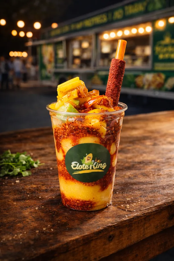 Mangonada — mango ice cream with chamoy and tajín